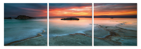 SUNRISE OVER THE DEAD SEA