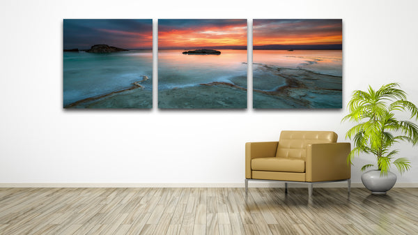 SUNRISE OVER THE DEAD SEA